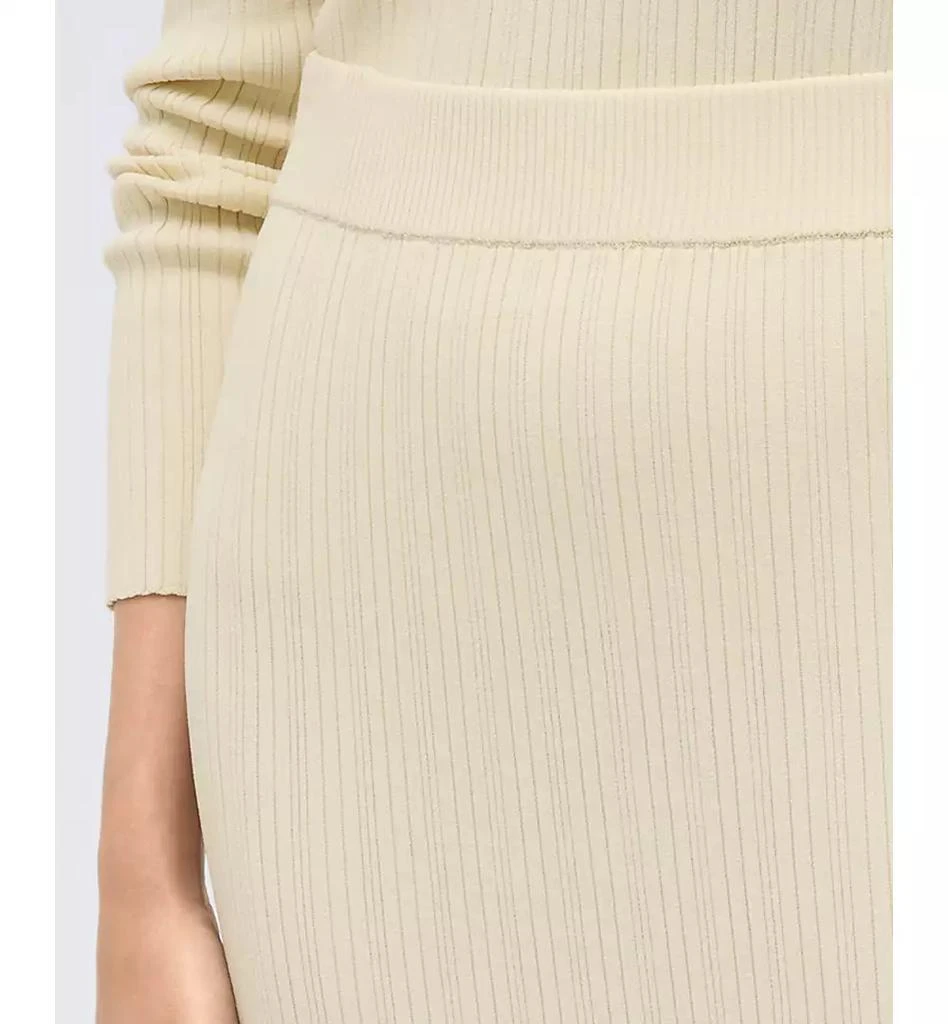 Kenneth Cole Women's Multi Rib-Knit Side-Slit Skirt 4
