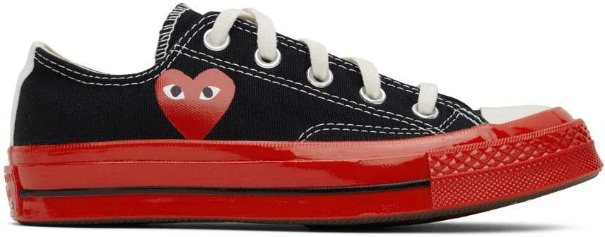 Comme des Garcons Black 
Red Converse Edition Chuck 70 Low-Top Sneakers