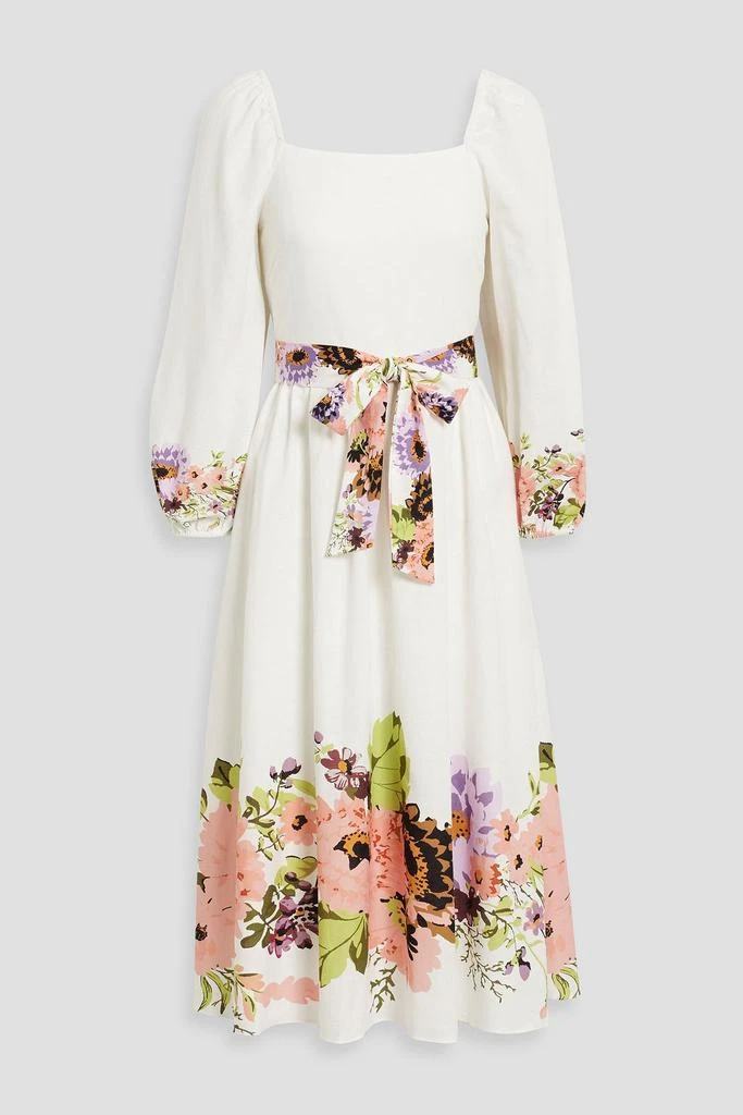 floral off the shoulder dress short Rina Di Montella-RD203-1 Off Shoulder Floral Print Short Dress 20 / Black MULTI