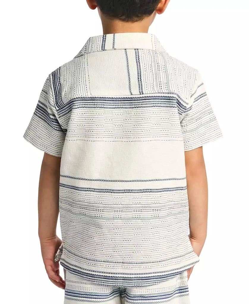 Sovereign Code Toddler & Little Boys Tour Textured Striped Shirt 2