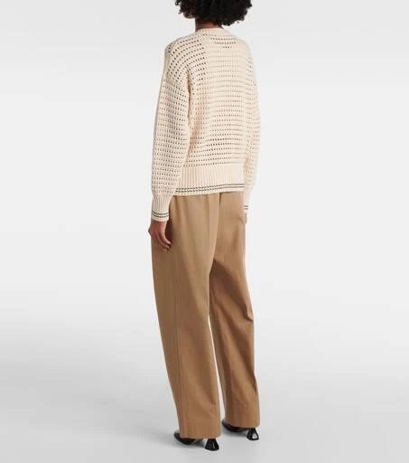 Varley Kris open-knit cotton cardigan 3