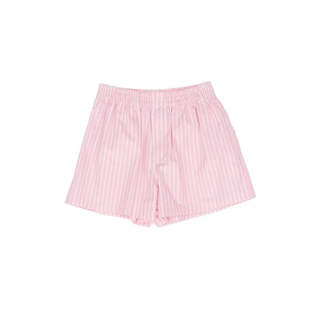 Balenciaga Balenciaga Pinstriped Elastic Waist Shorts 1