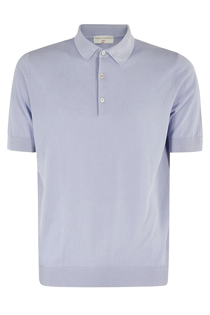 Tシャツ・カットソー FILIPPO DE LAURENTIIS SHORT SLEEVES RICE STITCH POLO SHIRT FILIPPO DE LAURENTIIS Filippo De Laurentiis Short Sleeves