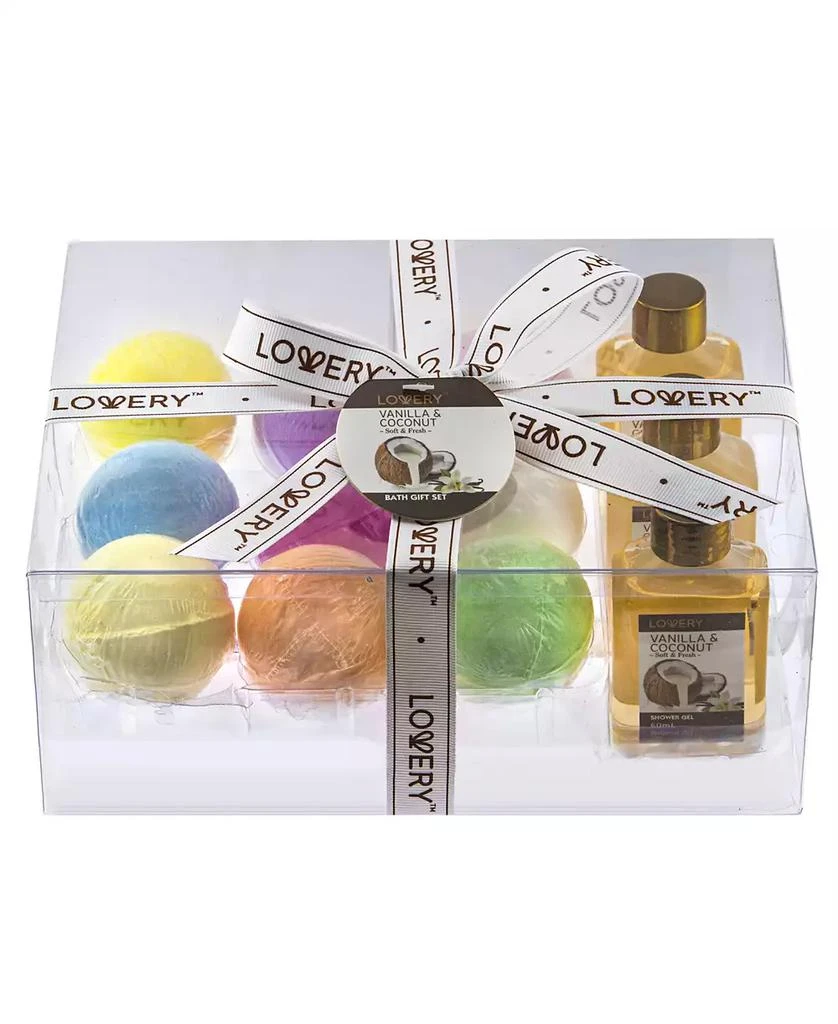 Lovery 12-Pc. Vanilla Coconut Body Care & Bath Bombs Gift Set 2