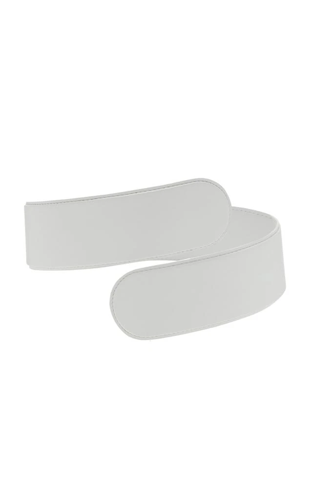 Alaïa ALAÏA - Flex Twist Leather Belt - White - 80 - Moda Operandi 1
