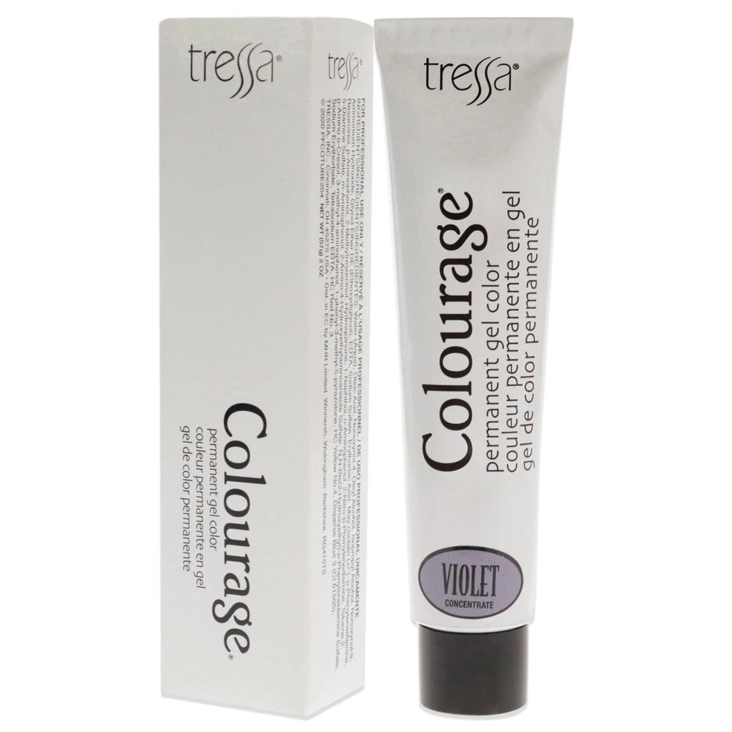 Tressa Colourage Permanent Gel Color - Violet Concentrate by  for Unisex - 2 oz Hair Color 4