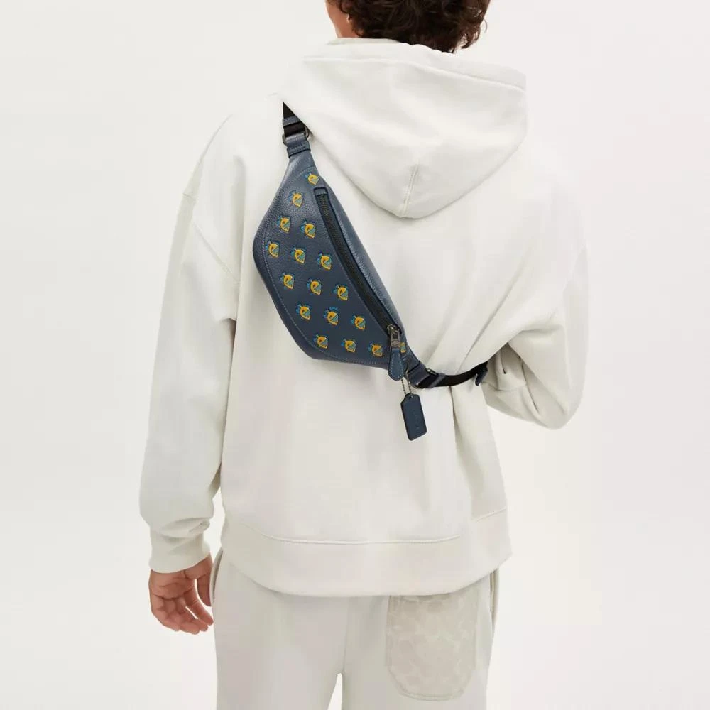 Coach Warren Mini Belt Bag With Fish Print 5
