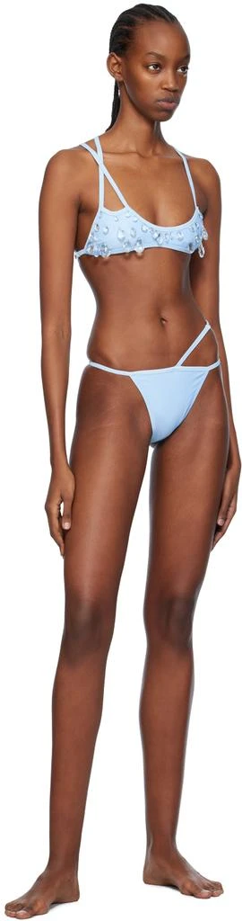GCDS Blue Hardware Bikini Bottom 4