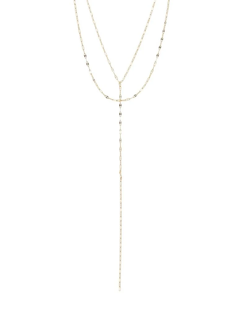 Shashi Sophie 14K-Gold-Plated Lariat Necklace