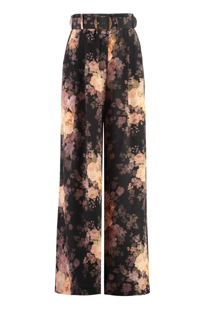 Zimmermann Zimmermann Illustration Tuck Silk Trousers 1