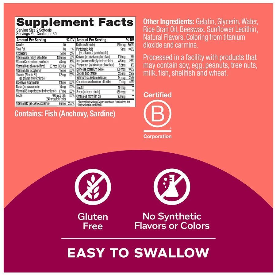 OLLY Ultra Women's Multi Softgels Unflavored 4