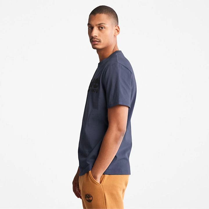 Timberland Outdoor Heritage Logo T-Shirt for Men in Navy 4