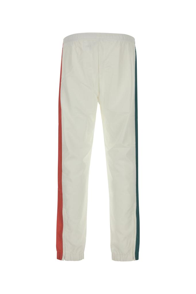 Lacoste White polyester joggers