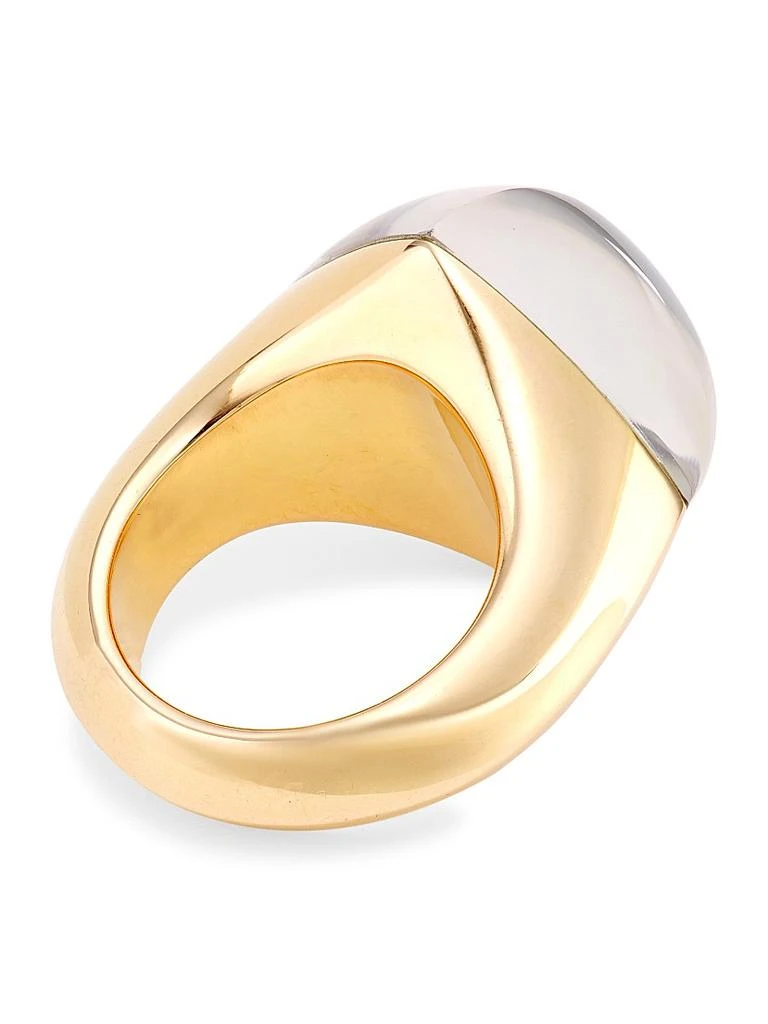 Vhernier Pan Di Zucchero 18K Rose Gold, Mother-Of-Pearl,
Sunflower Quartz Ring 4