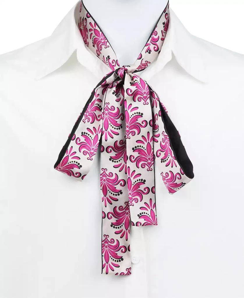 Bespoke Fashion Women's Delphine Print Ribbon Scarf 4