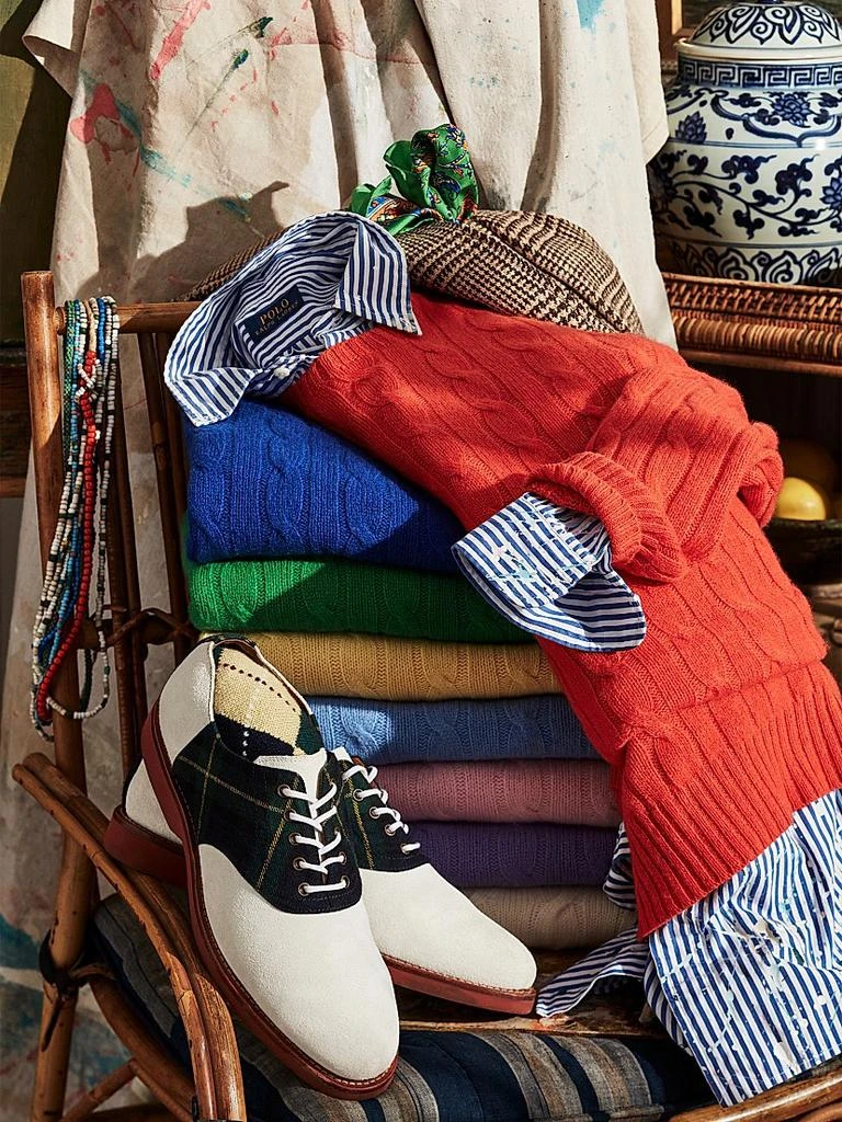 Ralph Lauren Cashmere Cable-Knit Sweater 6