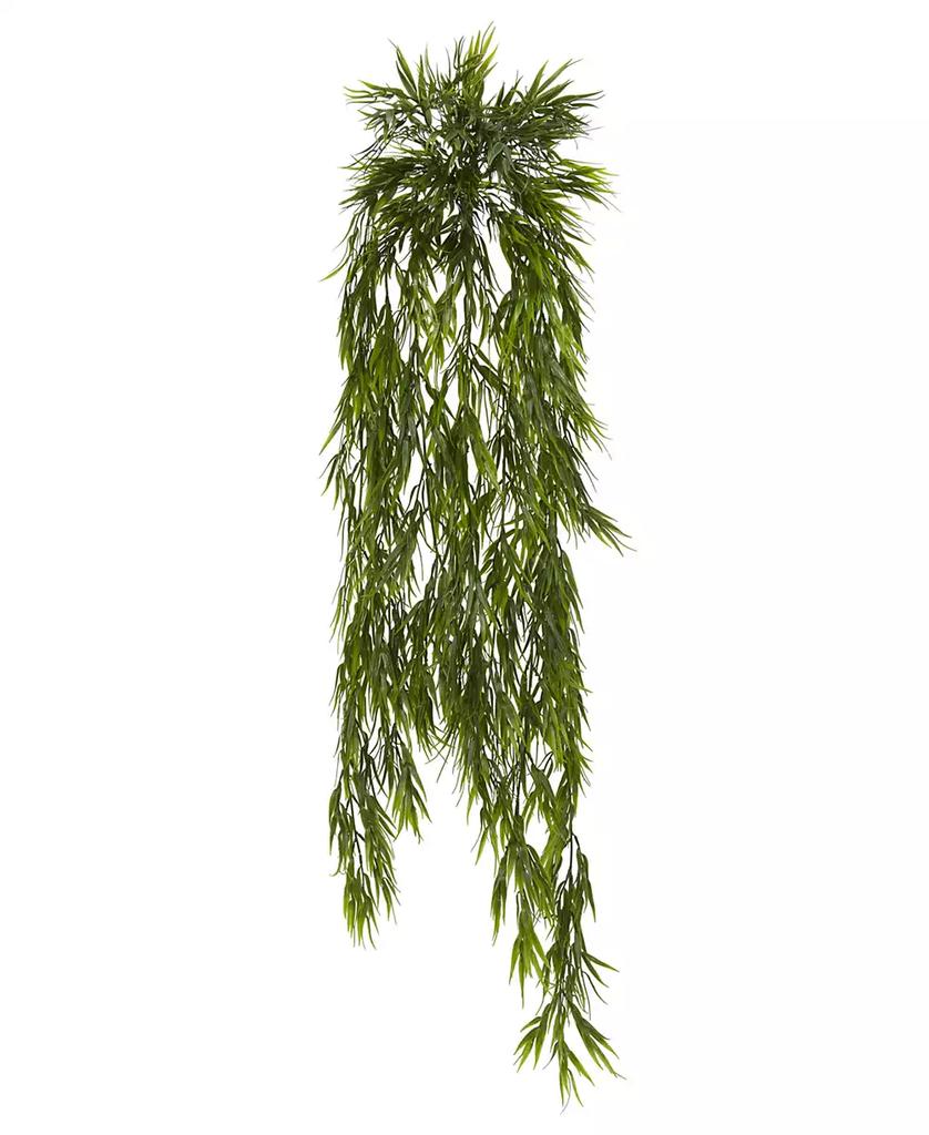 NEARLY NATURAL 2-Pc. 43" Mini Bamboo  Artificial Hanging Bush Set
