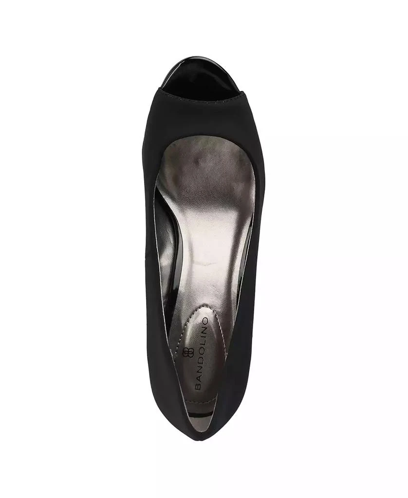 Bandolino Women's Tufflove Peep Toe Wedge Pumps 4