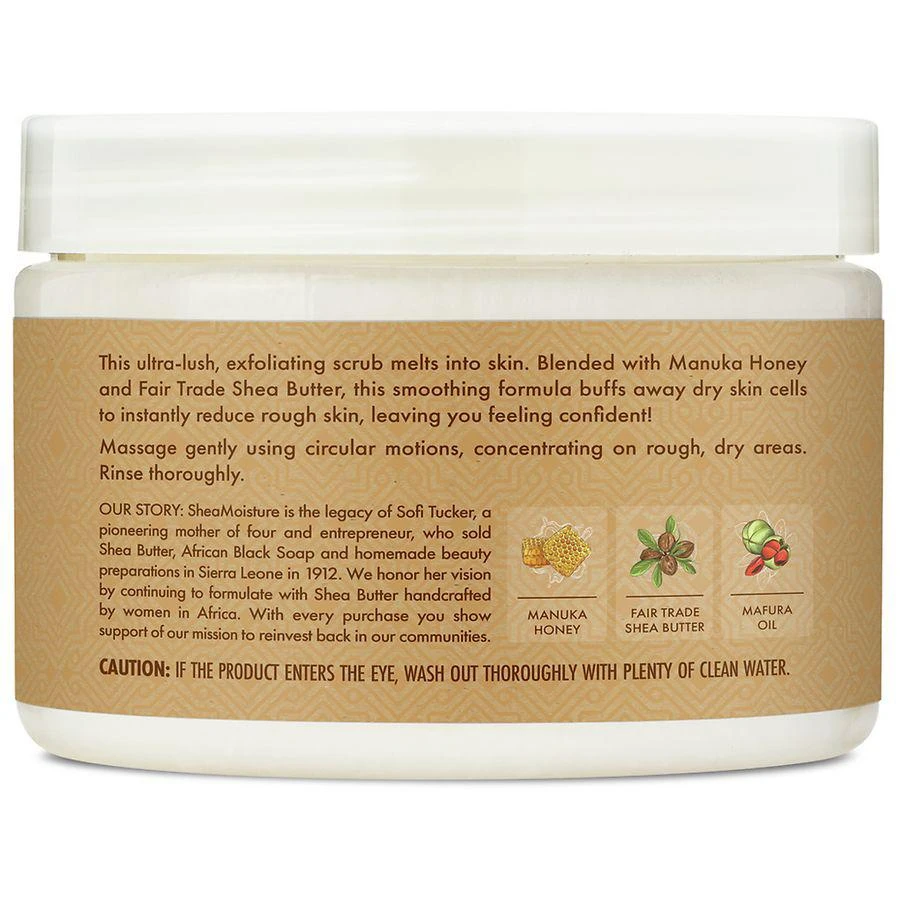 SheaMoisture Manuka Honey Smoothing Creme Body Scrub 2
