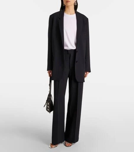 Isabel Marant Romina striped crêpe wide-leg pants 2