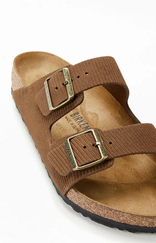 Birkenstock Arizona Corduroy Sandals Dark Tea 6
