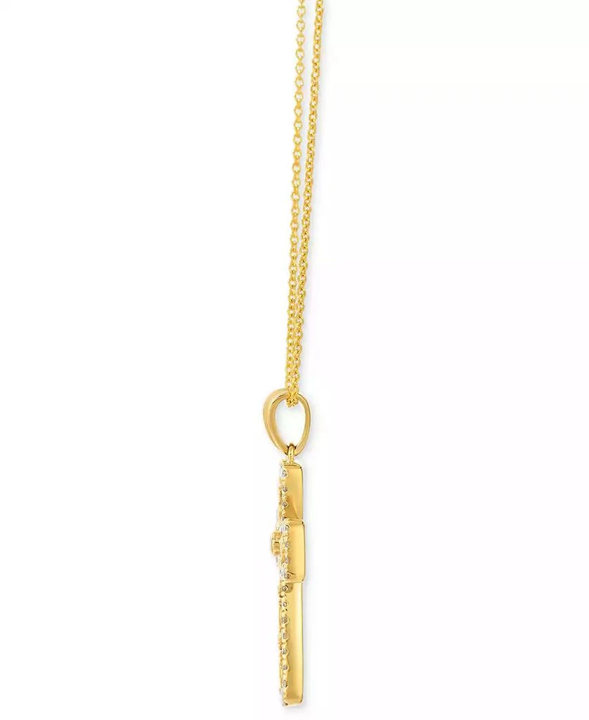 Le Vian Nude Diamond™ Cross Pendant Necklace (3/8 ct. t.w.) in 14k Yellow Gold, 20" 2