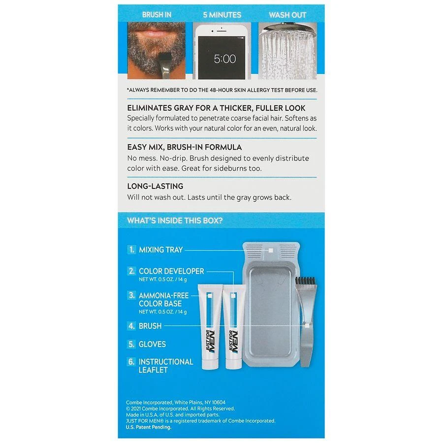 Just For Men Mustache & Beard Color Kit 7