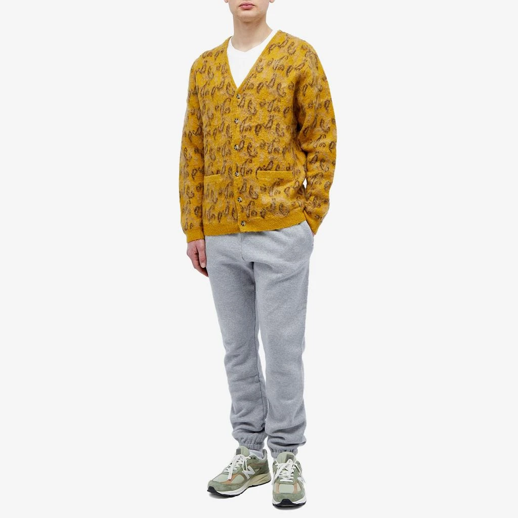 BEAMS PLUS Beams Plus Paisley Jacquard Mohair Cardigan 4