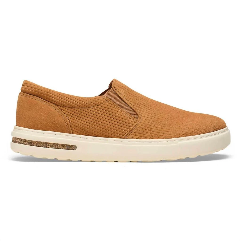 Birkenstock Women's Oswego Suede Slip On In Cork Brown 3