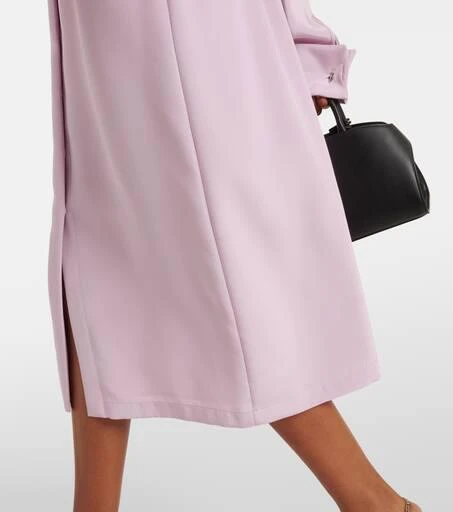 Max Mara Lugano silk-blend crêpe shirt dress 5