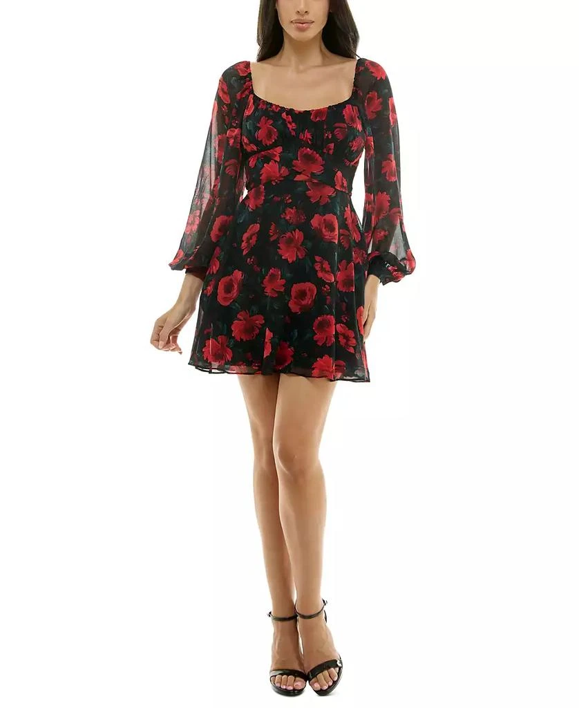 Juniors' Floral-Print Sheer-Sleeve A-Line Dress On Sale Now with Up to 71% Off | Discover Exclusive Deals & Savings at BeyondStyle Authentic B Darlin dress|dresses|juniors|women|clothe with Limited-Time Discounts, Free Shipping, Juniors' Floral-Print Sheer-Sleeve A-Line Dress On Sale Now with Up to 71% Off | Discover Exclusive Deals & Savings at BeyondStyle Authentic B Darlin dress|dresses|juniors|women|clothe with Limited-Time Discounts, Free Shipping,