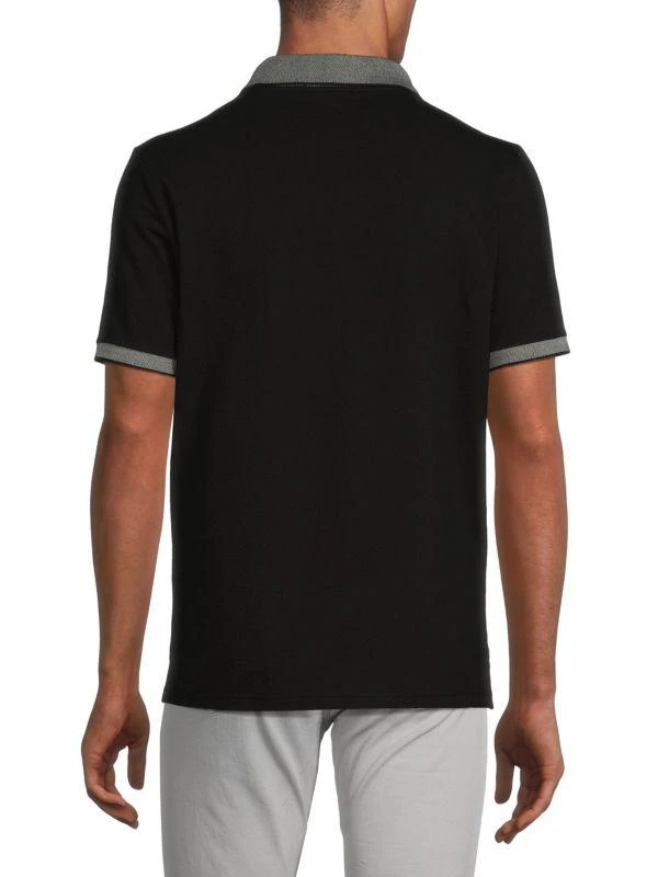 Karl Lagerfeld Paris Johnny Collar Pima Cotton Blend Polo 2
