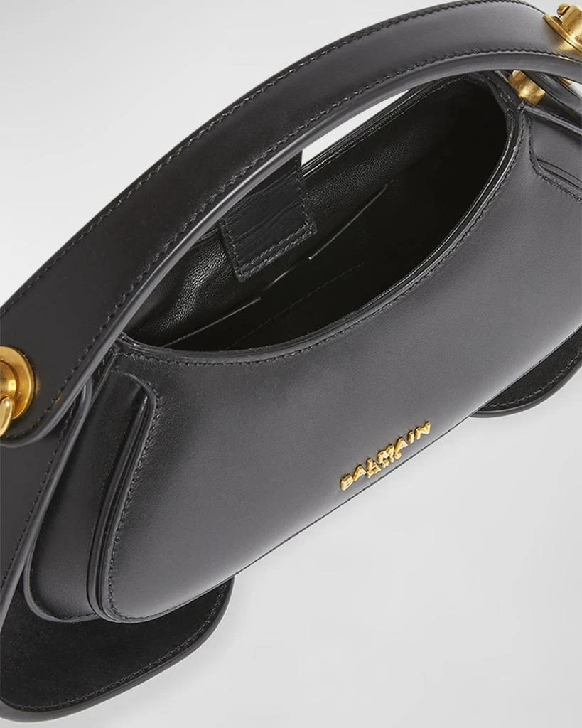 Balmain Jolie Madame Small Top-Handle Bag in Box Leather 3