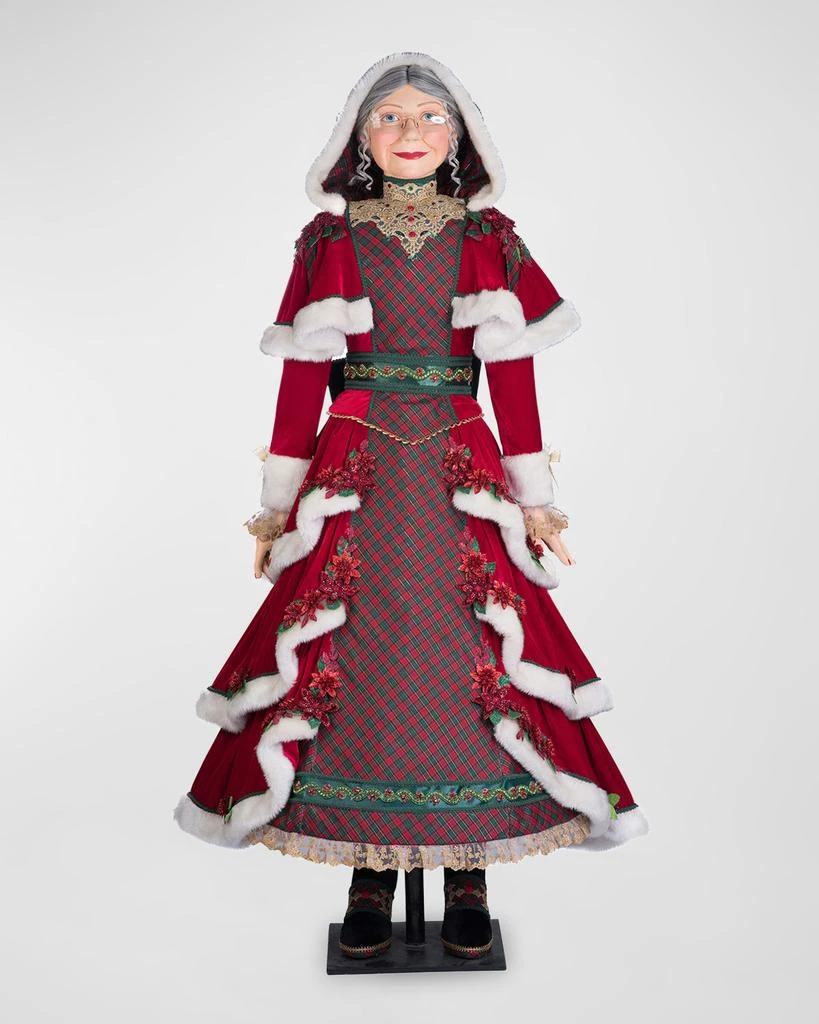 Katherine's Collection Life-Size Merry Magic Mrs. Claus Doll, 63.5" 1
