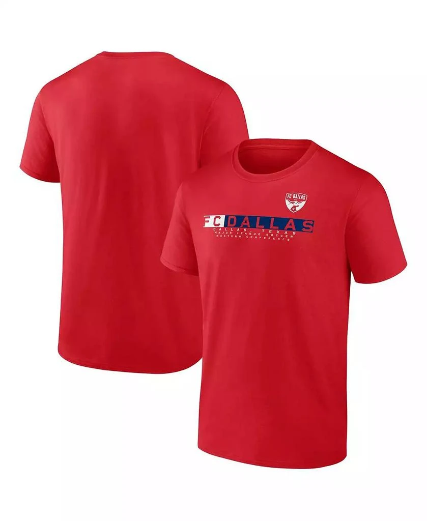 Fanatics Men's Red FC Dallas Fundamentals T-Shirt 1