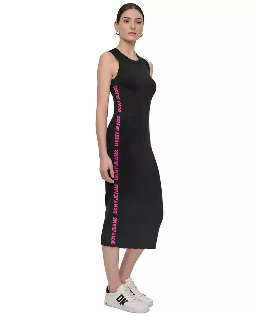 Women's Logo Ribbed Midi Sweater Dress Women's Logo Ribbed Midi Sweater Dress