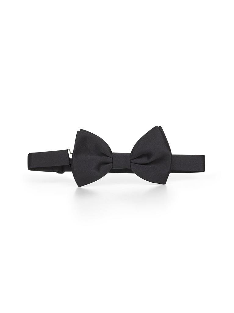 TAGLIATORE TAGLIATORE | Black satin bow tie | Man | PZ
