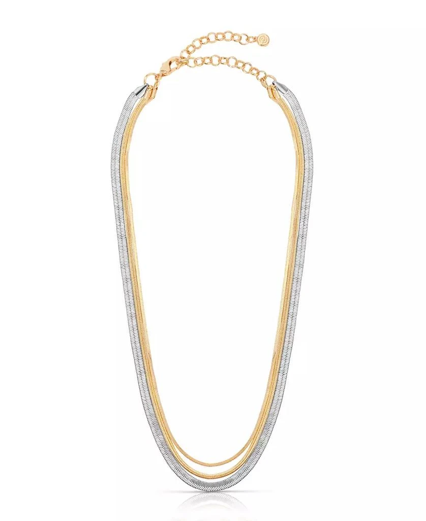 Ettika Jewelry Mixed Metal Strands Necklace 2