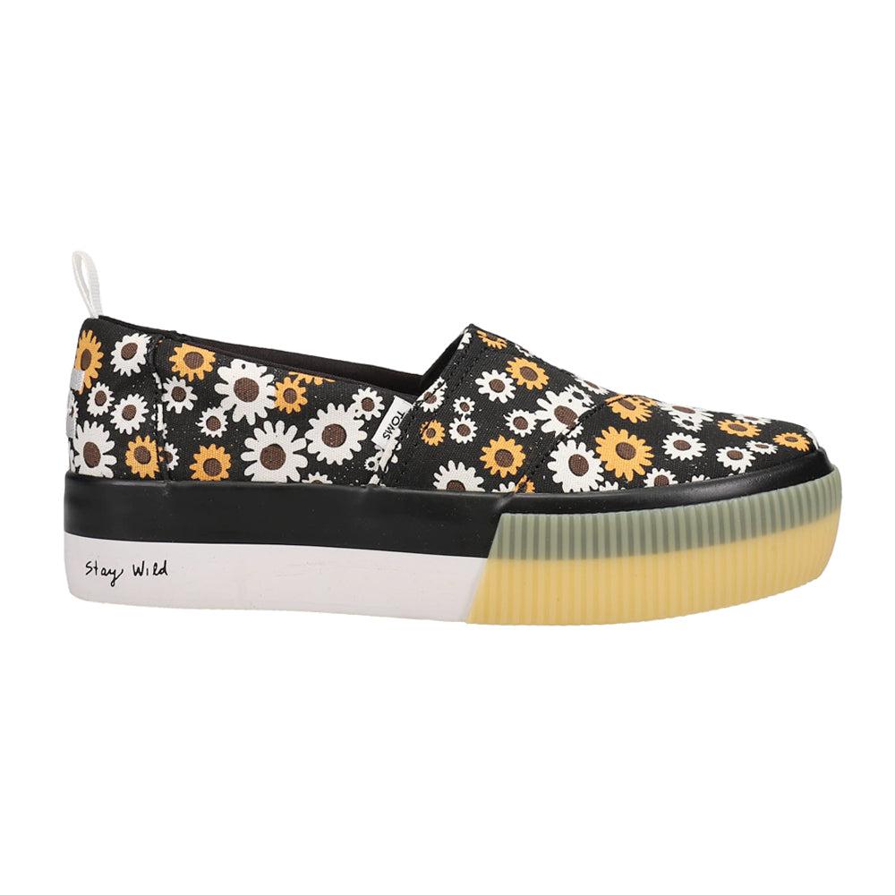 TOMS Alpargata Boardwalk Floral Platform Sneakers