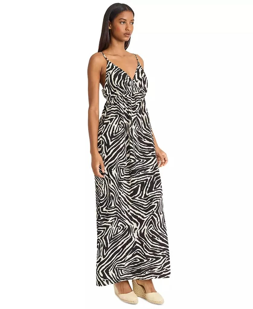 The Good Journey Women's Printed Surplice-Neck Maxi Dress 3