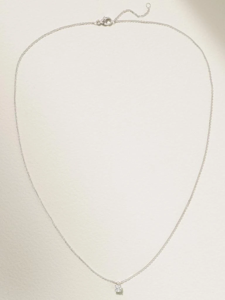 De Beers Classic 铂金钻石项链 1