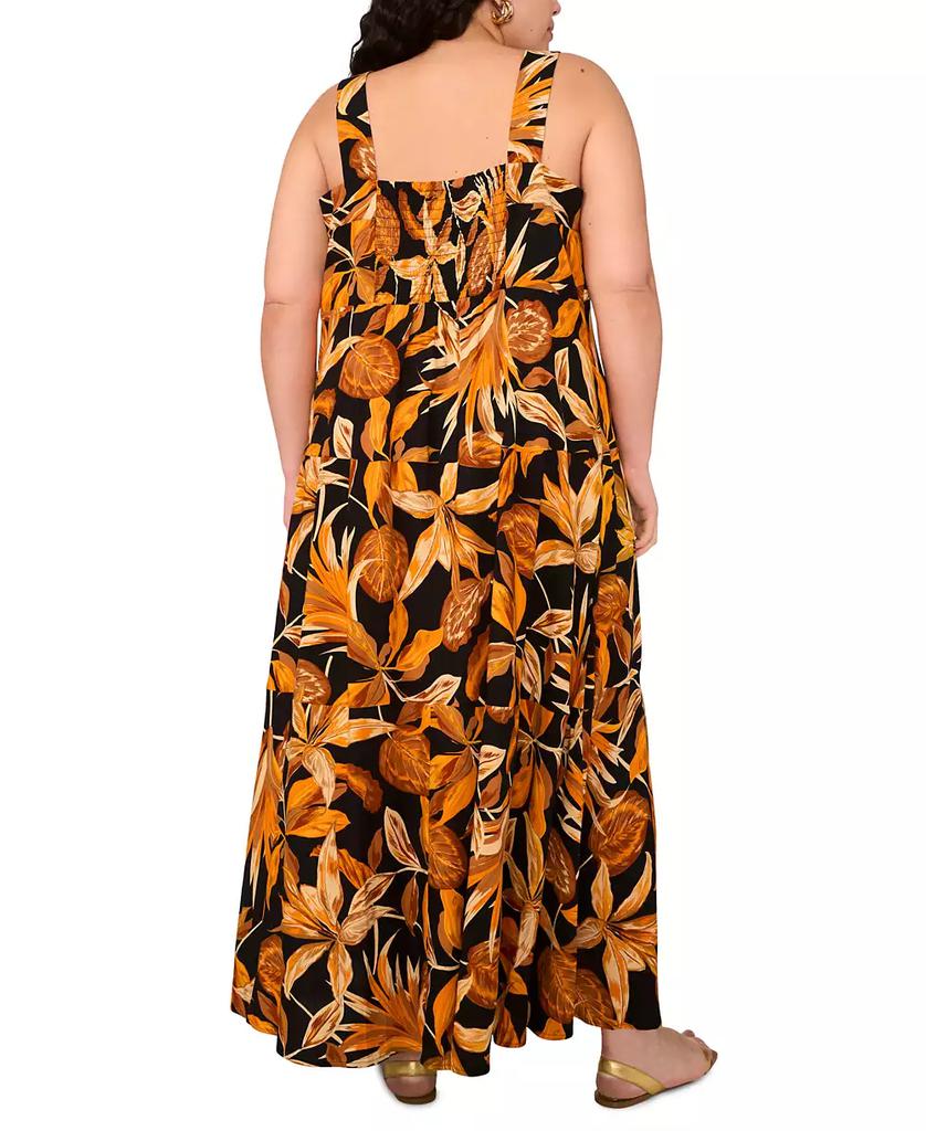 Vince Camuto Plus Size Square-Neck Sleeveless Maxi Dress
