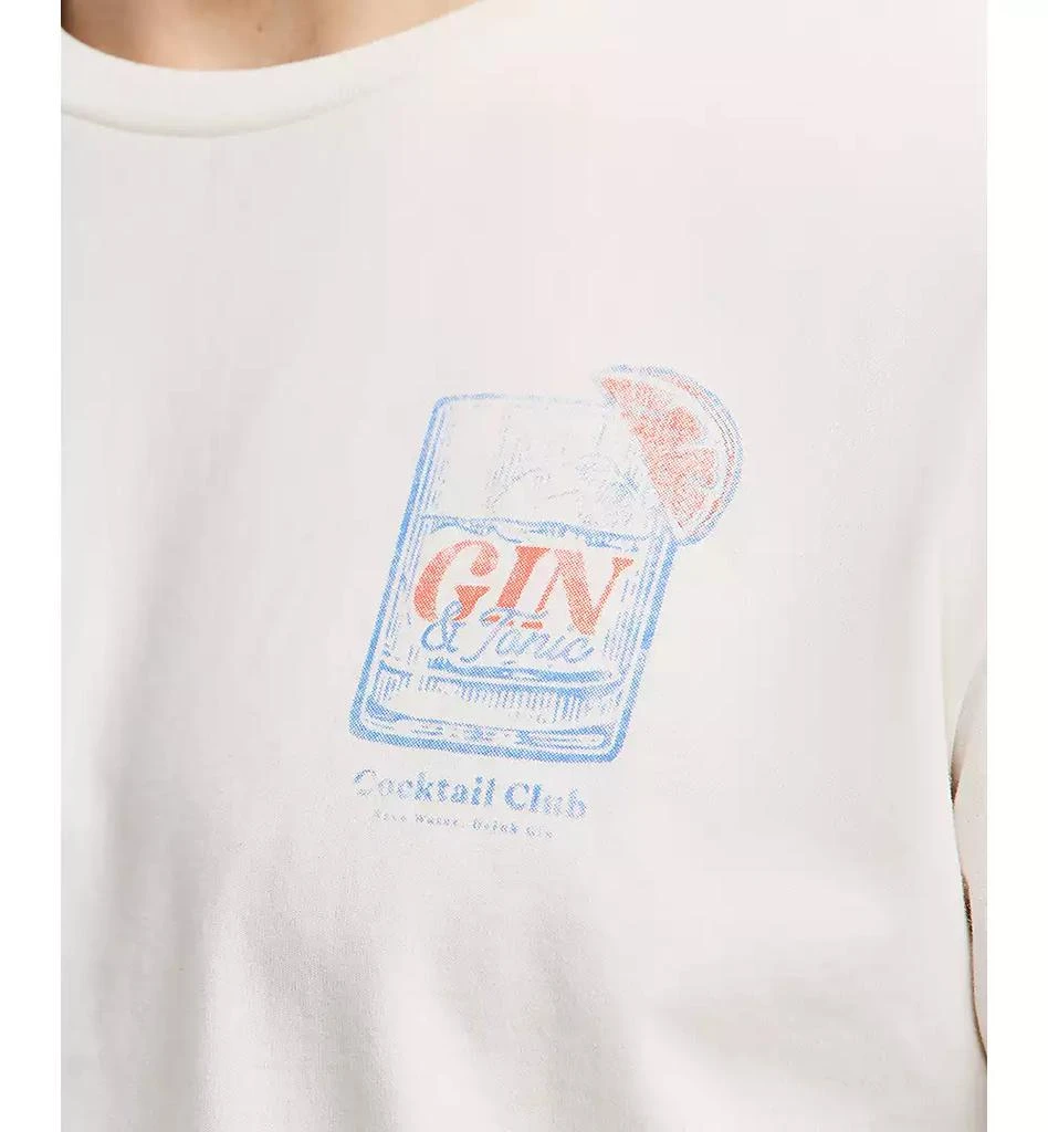 BUFFALO David Bitton Men's Torpoint Short Sleeve Crewneck Gin & Tonic Graphic T-Shirt 6