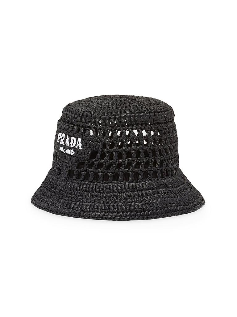 Prada Woven Fabric Bucket Hat - Hats - Free Shipping Prada Woven Fabric Bucket Hat - Hats - Free Shipping