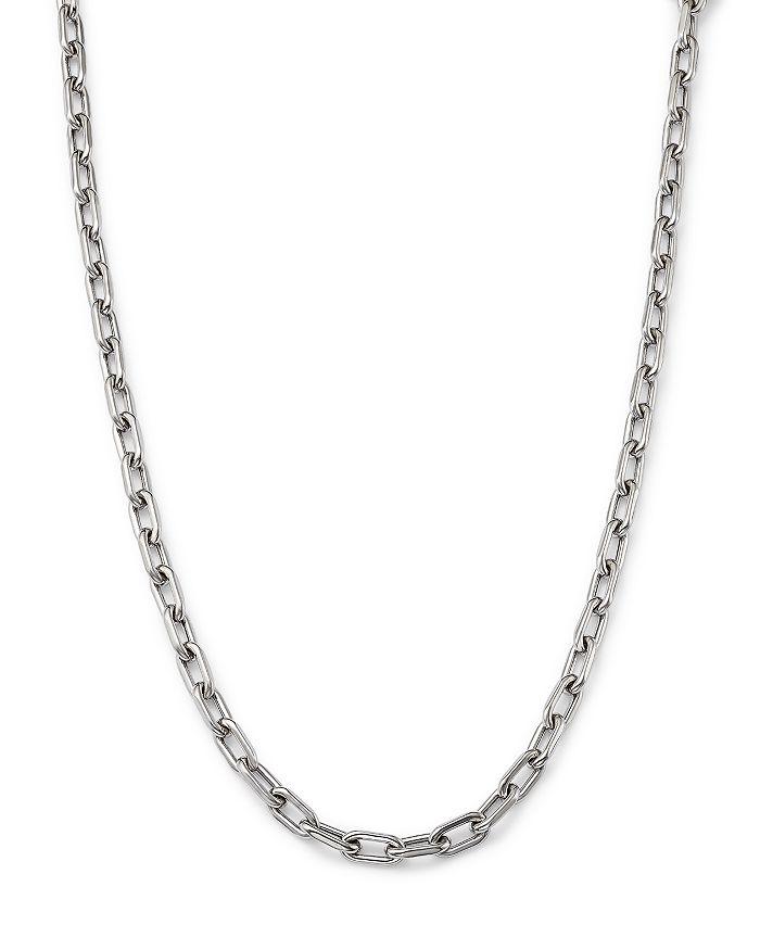 Adina Reyter Sterling Silver Polished Open Link Silver Chain Necklace, 16"