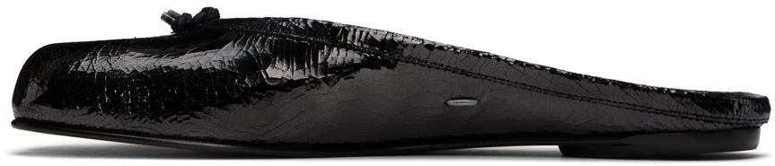 MAISON MARGIELA Gunmetal Tabi Broken Mirror New Ballerina Flats 3