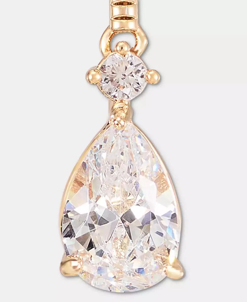 Anne Klein Cubic Zirconia Linear Drop Earrings 4