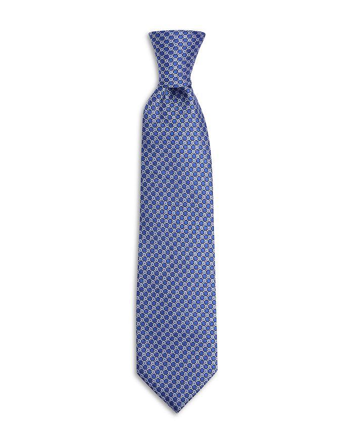 David Donahue Classic Silk Geometric Tie