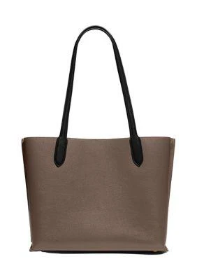 Coach Willow Tote In Color Block With Signature Coated Canvas 4