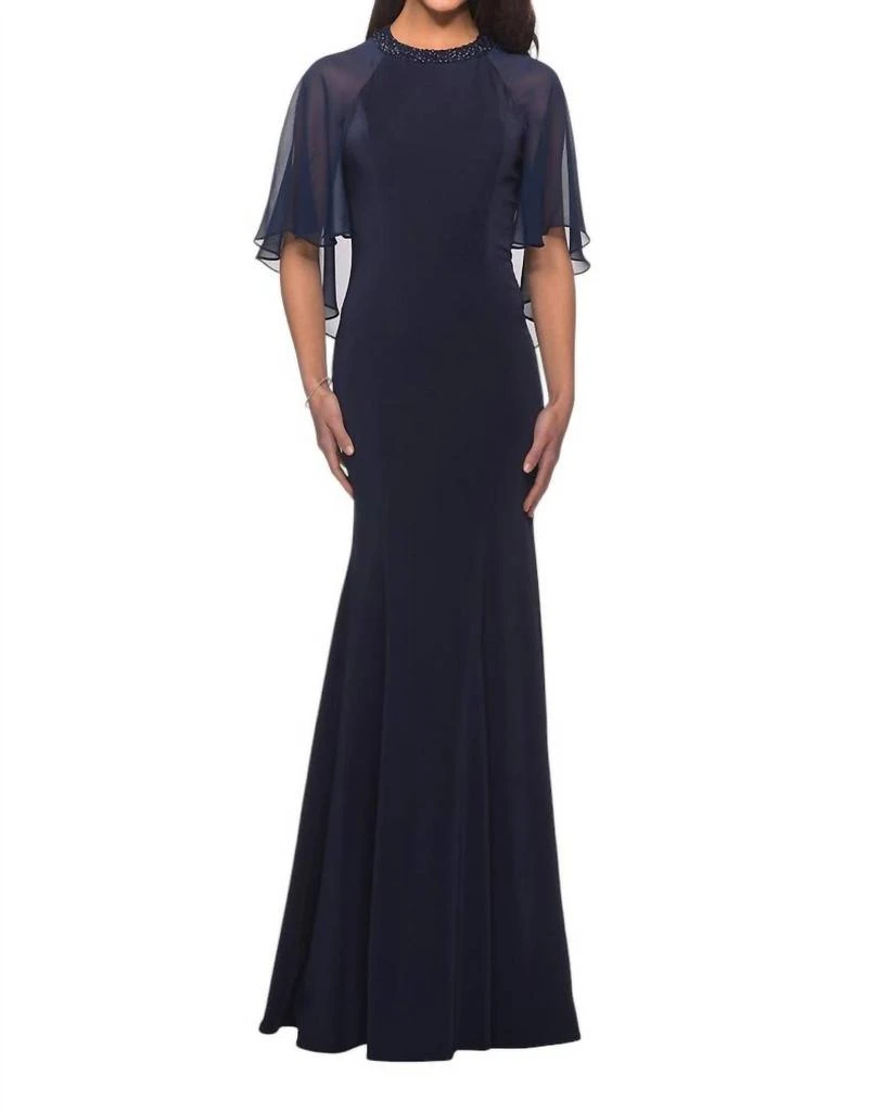 La Femme La Femme - FIT AND FLARE GOWN 1